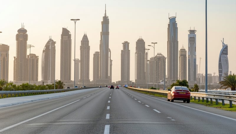 Dubai Road Pass Journey Travel - Exploring Dubai by road